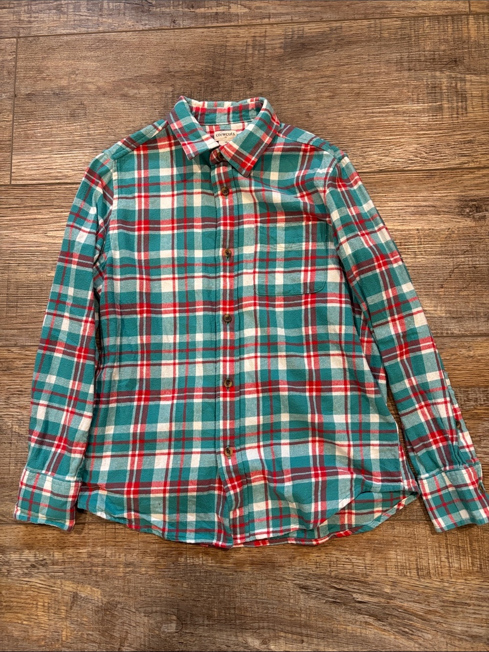Crewcuts button up boys shirt, size 10.